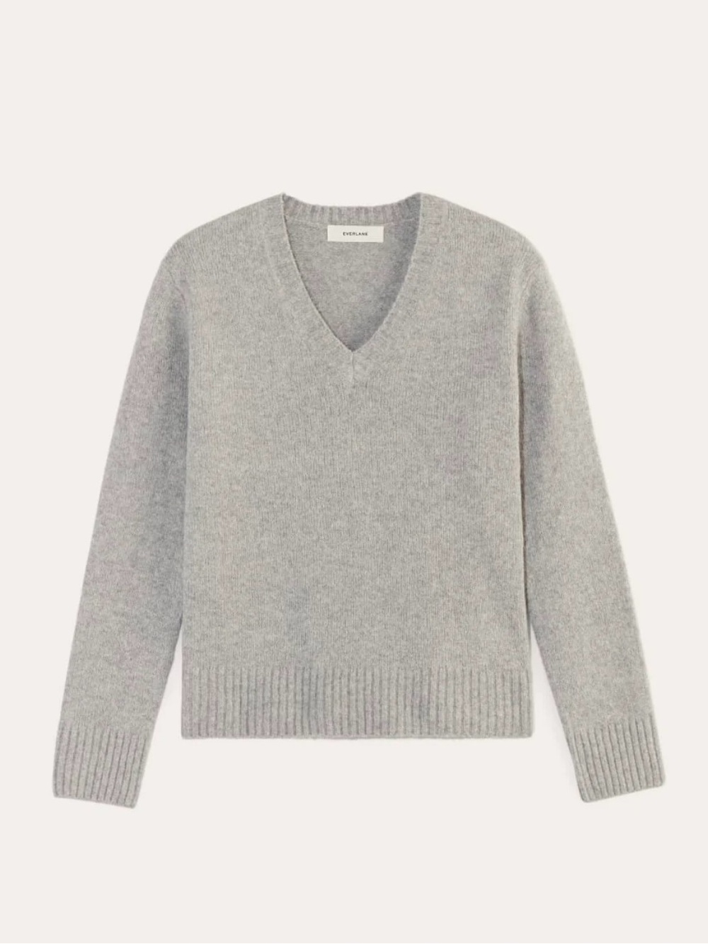 Everlane Organic Cotton/Alpaca/Wool V-Neck Sweater size Medium